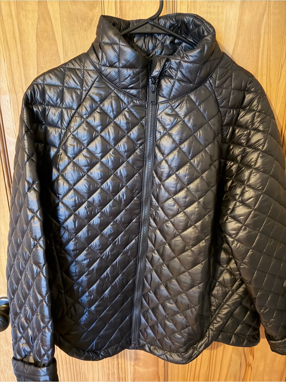 Copper Key Black Quilted Packable Puffer Jacket